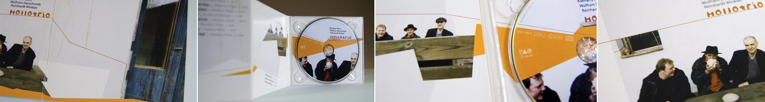 CD Gestaltung für Hollotrio